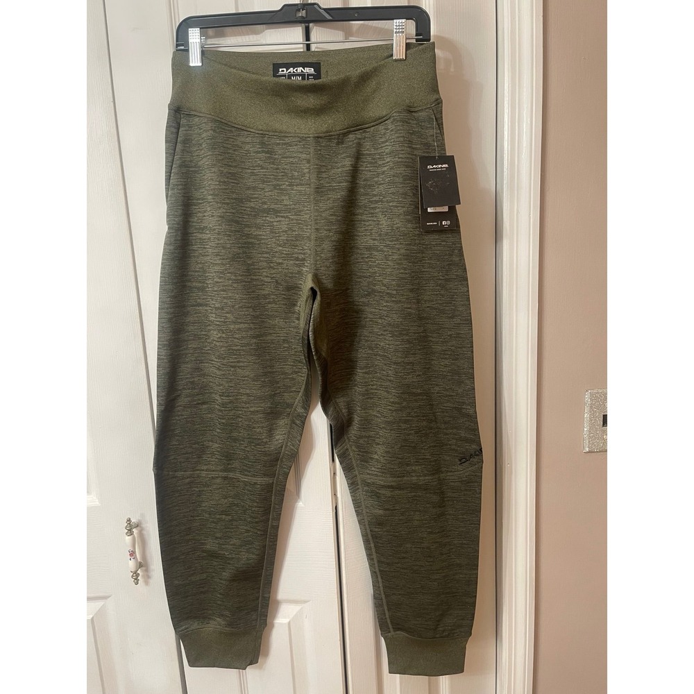 NWT Dakine Liberator Snow Fleece Woman's Joggers in Peat Green Heather Small